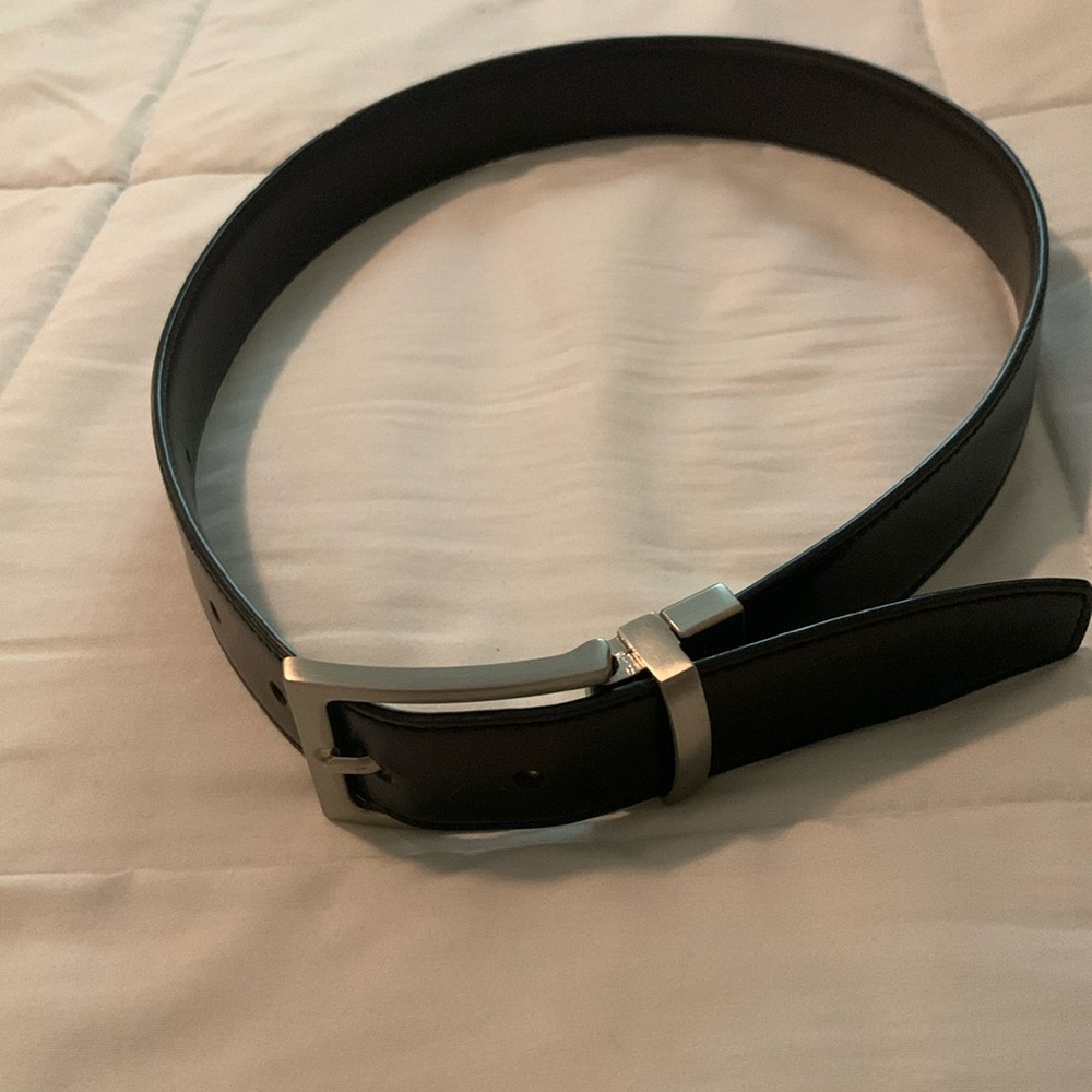 Nordstrom boys black/brown belt. 29” length